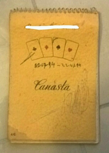 Segnapunti canasta vintage - segnapunti,