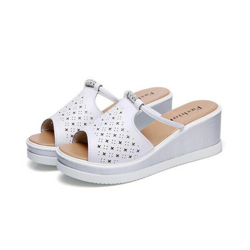 Sandali eleganti sabot zeppa
