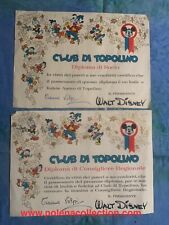 TOPOLINO - DIPLOMA DI