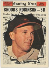 1961 Topps 572 B. Robinson AS