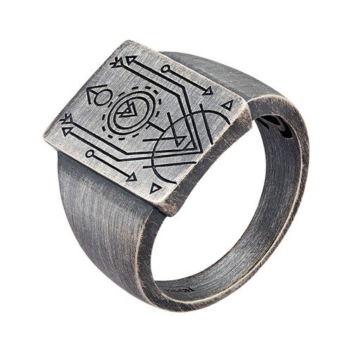 Anello cai men sigillo - anello,