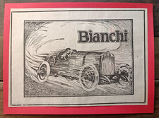 1925 Milano in Pubblicita' con Le Auto Bianchi