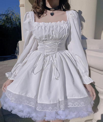 Vestito donna lolita manica - vestito,