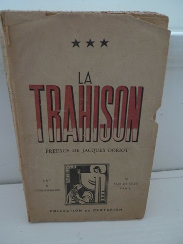 Trahison jacques doriot lvf - doriot,