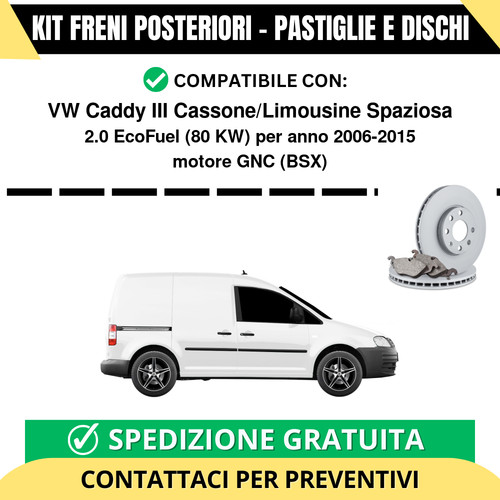 Kit freni posteriori - kit, vw