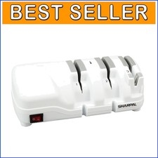 Affilacoltelli Elettrico 3 Stadi per Tutti i Coltelli - Affilato Rasoio e Facile da Usare