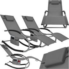 ® Set Da 2 Sedie a Dondolo