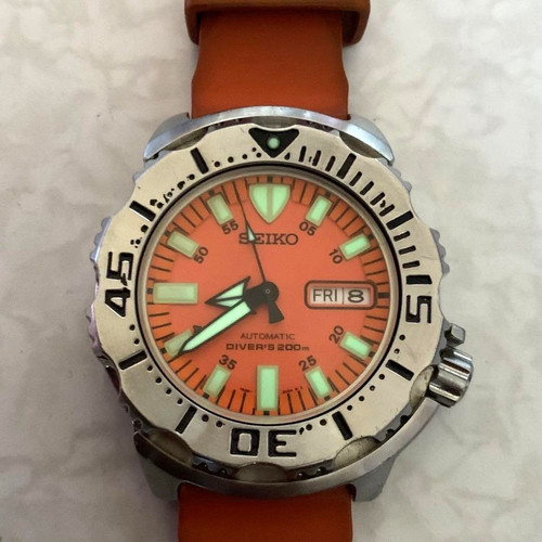 Seiko orange monster 7s26 - orange, 7s26-0350