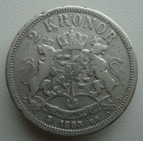 Svezia corone 1893 - corone, rara