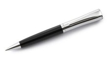 PENNA Ball Pen Cromata nera con incisione