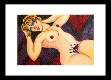 ENRICO BAJ -  SERIGRAFIA   CM. 50 x 70