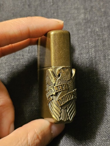 Antique brass harley davidson - antique, harley-davidson