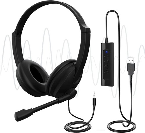 Cuffie usb con microfono per - con,