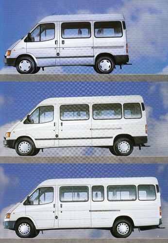 Ford transit minibus posti - ford, 17