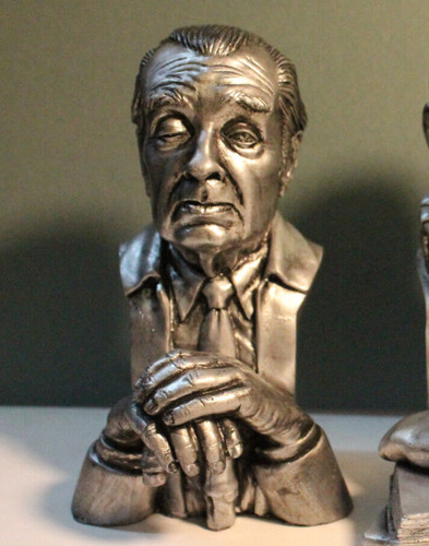 Borges jorge resina busto - borges, 5"