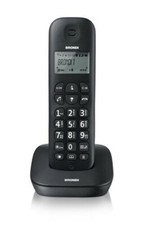 BRONDI GALA CORDLESS DIGITAL NERO TELEFONO PORTATILE MEMORIA ECO DECT GAP RADIO