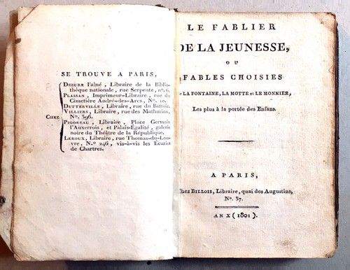 Fablier jeunesse ou - fablier,