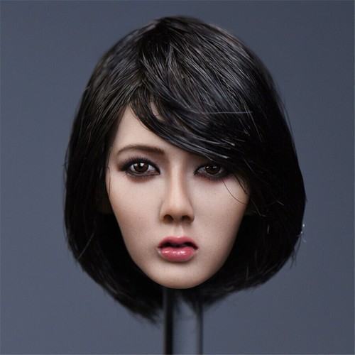 Scultura testa ragazza - , capelli