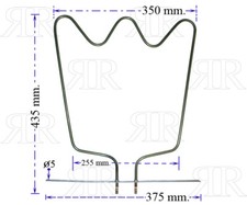 WHIRLPOOL - RESISTENZA INFERIORE BASE PER FORNO ELETTRICO - 481925928948