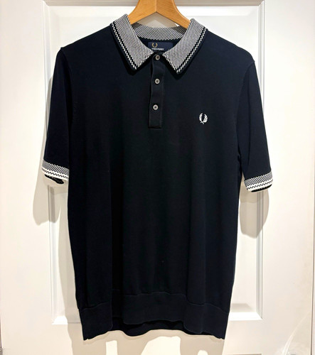 Polo uomo fred perry nera - uomo,