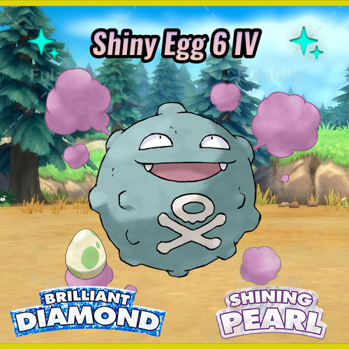 Koffing shiny egg pokemon - shiny,