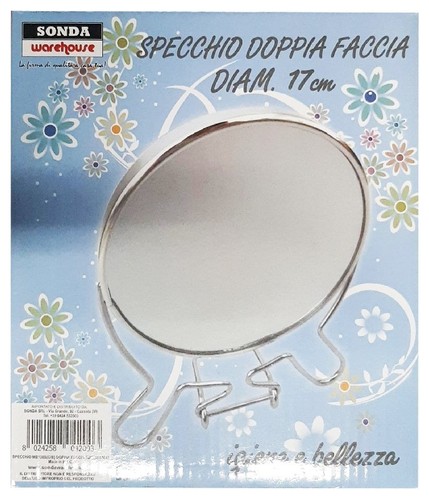 Specchio bilente rotondo - bilente, con