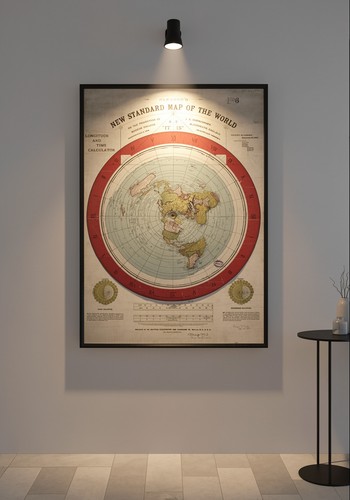 Mappa del mondo gleason - mappa,