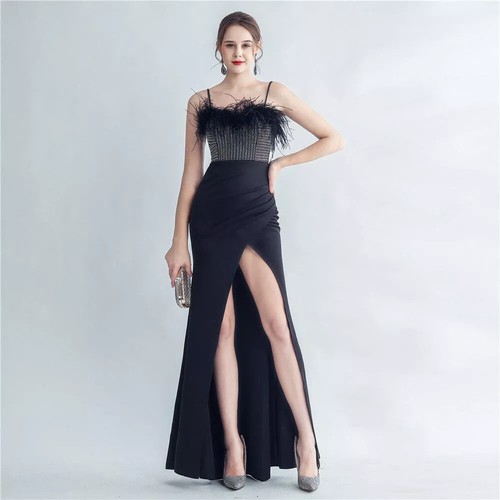 Vestito abito elegante lungo - abito,