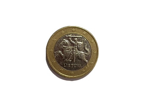 Moneta euro rara lietuva - moneta,