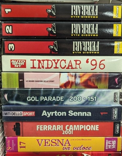 Vhs sport ferrari - f1,, calcio