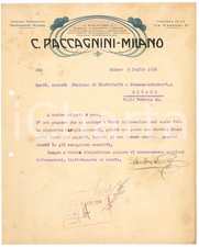 1914 MILANO via Manzoni 37 -