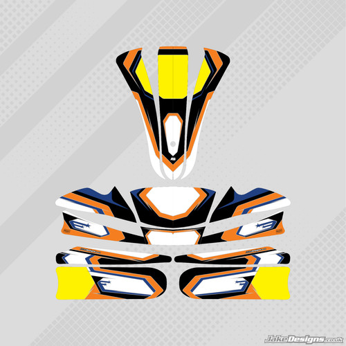 Kit adesivi kart stars custom - kit,