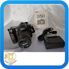 Nikon D50 kit obiettivo fotocamera reflex digitale nero [AF-S DX Zoom Nikkor ...
