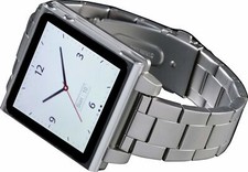 Hex Vison metal: Cinturino in acciaio per iPod Nano 6 - Silver