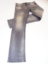 Replay Jeans Grover W36 L34 Elasticizzato Vestibilità Dritta 36W 34L Grigio