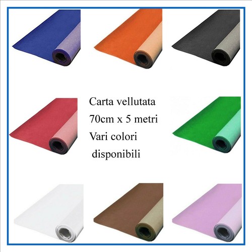 Rotolo carta vellutata in - rotolo,