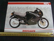 BROCHURE PUBBLICITA' MOTO DUCATI 907 IE 1 PAGINA OLD BIKE ITALY