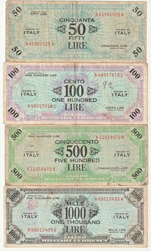 Lire 100 500 1000 - , am