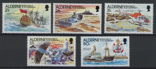 Alderney 1991 barche buon - alderney, :