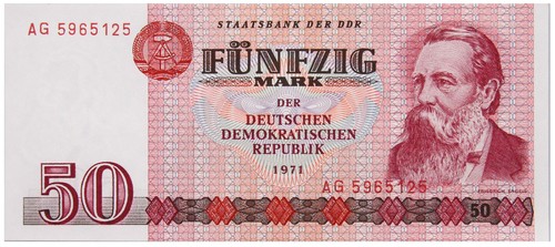 Germania ddr banconota 50 - germania,
