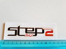 ADESIVO STEP 2 RACE MOTO STICKER AUTOCOLLANT KLEBSTOFF ORIGINAL