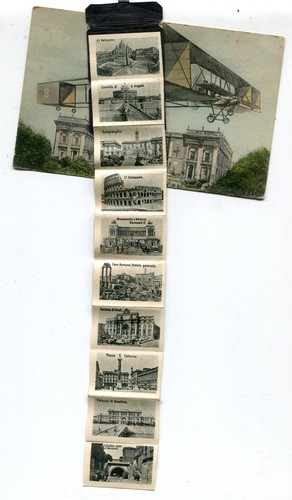 Roma cartolina valigetta con - cartolina,