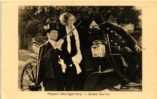 CINEMA - Greta GARBO e Robert MONTGOMERY - MOVIE STARS - NV - GG013