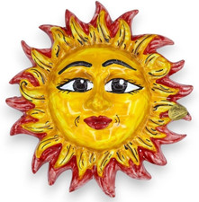 Sole Con Raggi Colorati, in