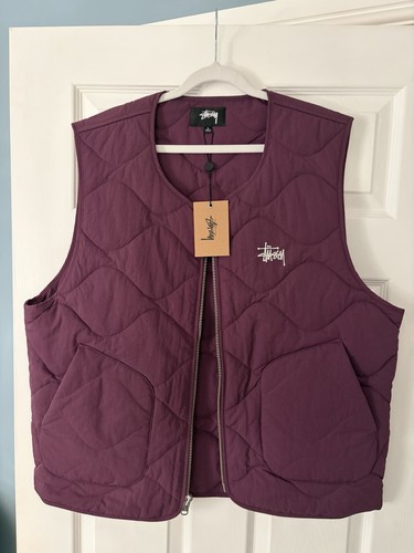Gilet stussy trapuntato fodera - gilet,
