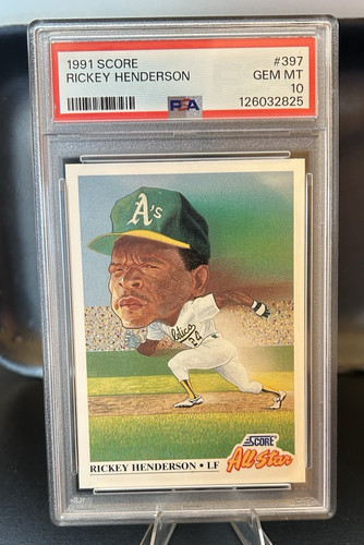 1991 rickey henderson score - rickey,