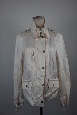 TRUSSARDI JEANS GIUBBINO LEGGERO DONNA Tg 46 WOMAN CASUAL VINTAGE JACKET LOGO