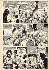 ANTONIO SCIOTTI - TAVOLA ORIGINALE da CAPITAN WALTER - ALBOVITT (1953)