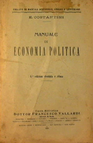 Manuale economia politica - di,