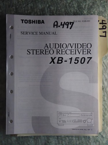 Toshiba 1507 manuale di - toshiba,